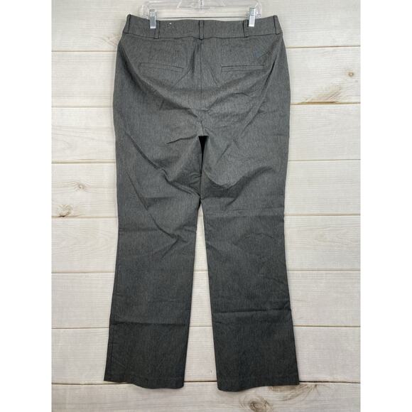 Lane Bryant The Curvy Allie Pants 16R Gray Sexy Stretch Trouser Straight Leg - Picture 7 of 11